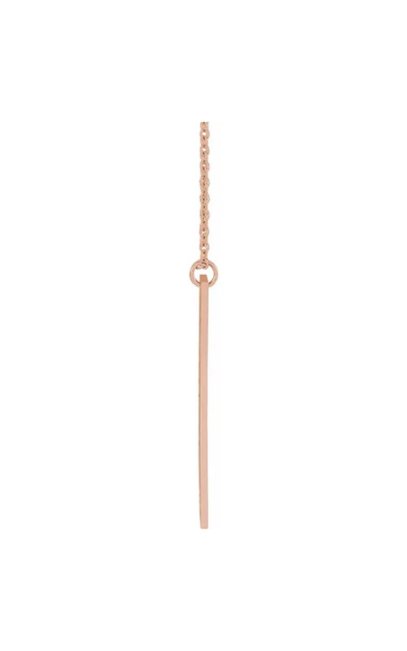 14K Rose Gold Metal Necklace