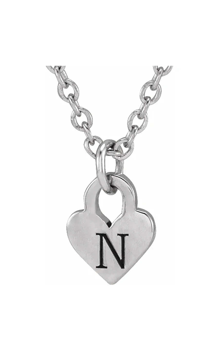 14K White Gold Metal Necklace