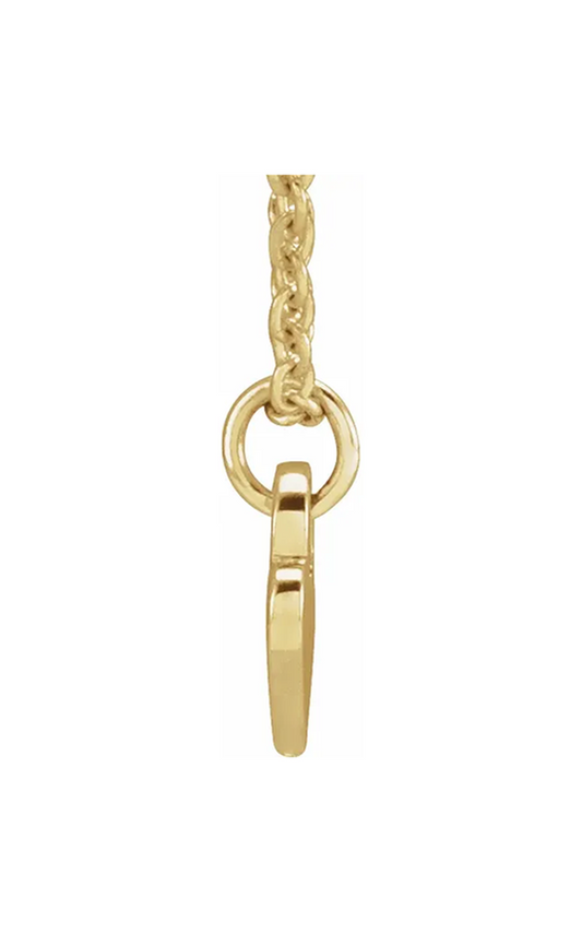 14K Yellow Gold Metal Necklace