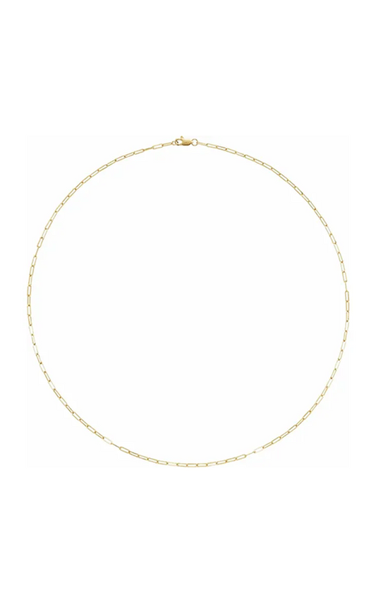 14K Yellow Gold Metal Necklace