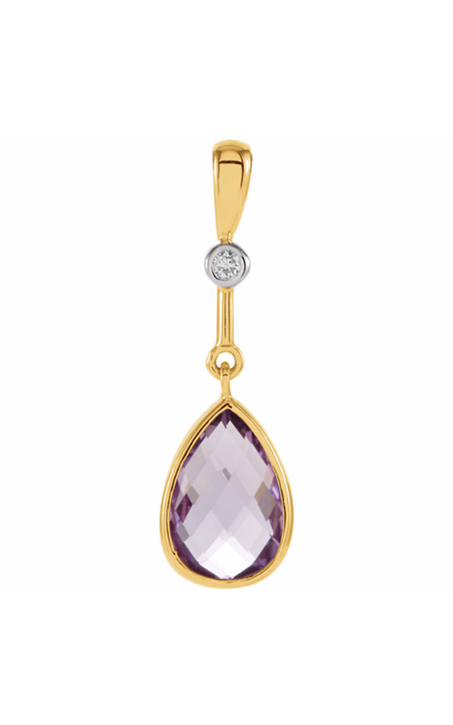 14K Yellow Gold Gemstone Necklace