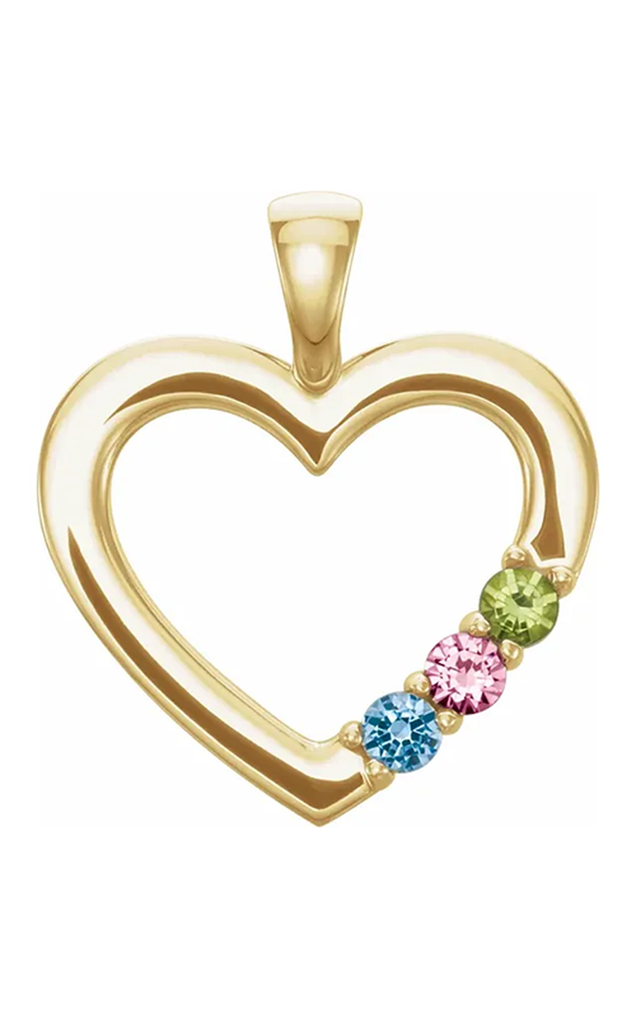 14K Yellow Gold Gemstone Necklace