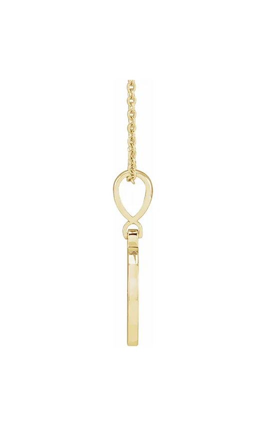 14K Yellow Gold Gemstone Necklace