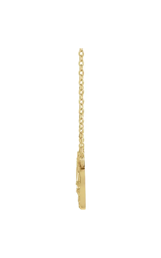 14K Yellow Gold Gemstone Necklace