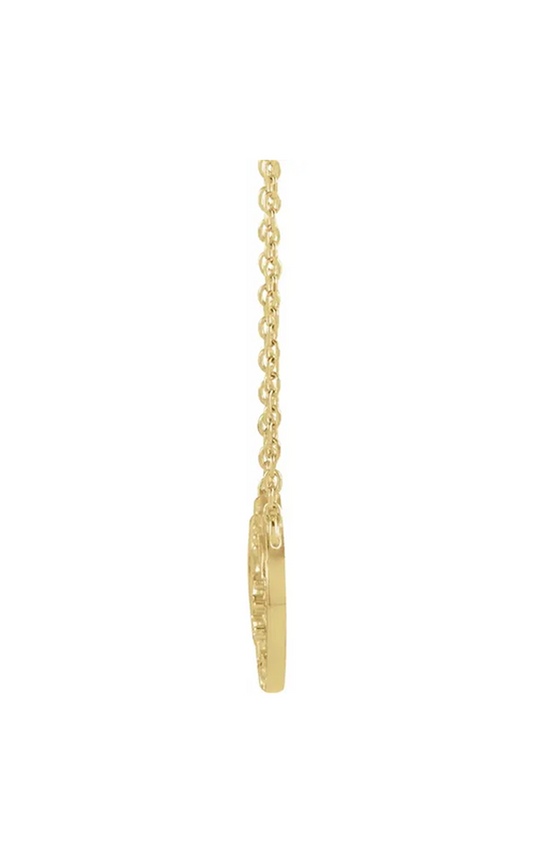 14K Yellow Gold Gemstone Necklace