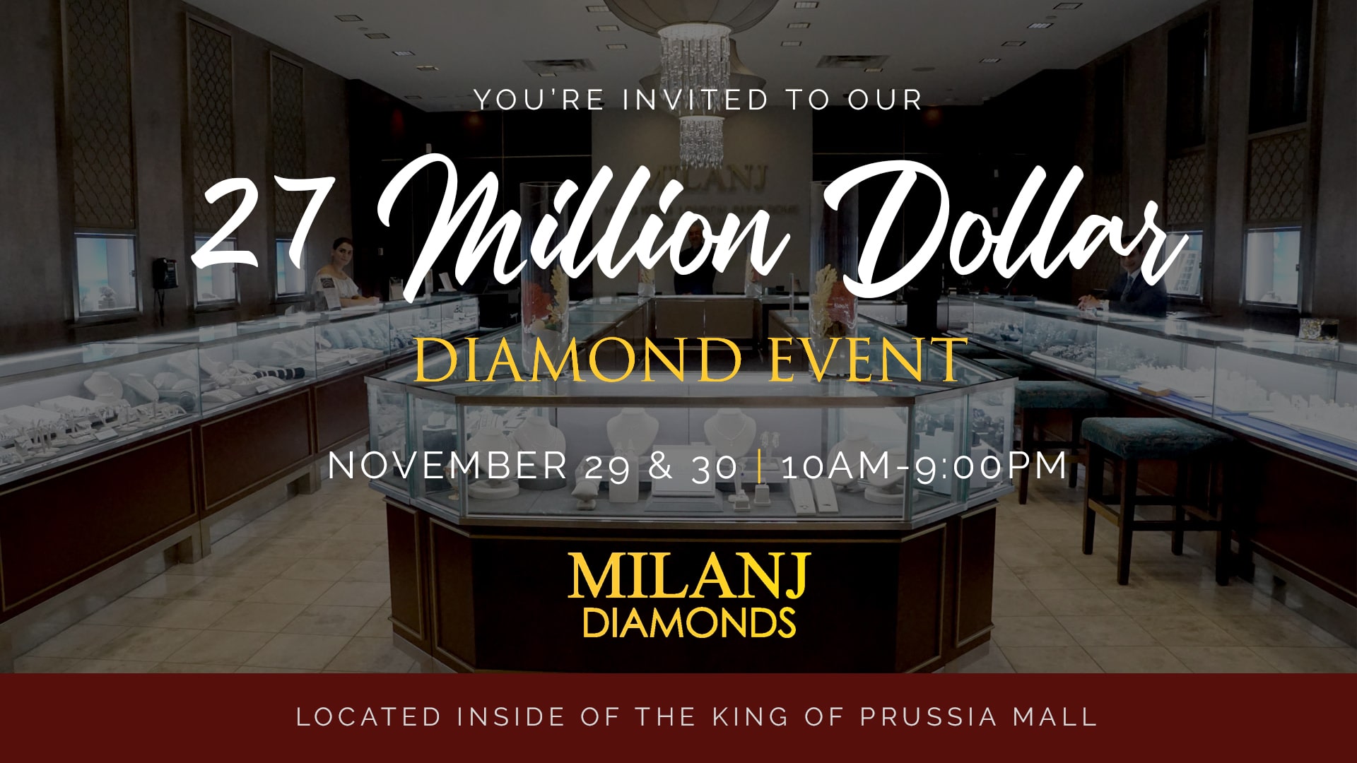 27 Million Dollar Diamond Event - November 2019