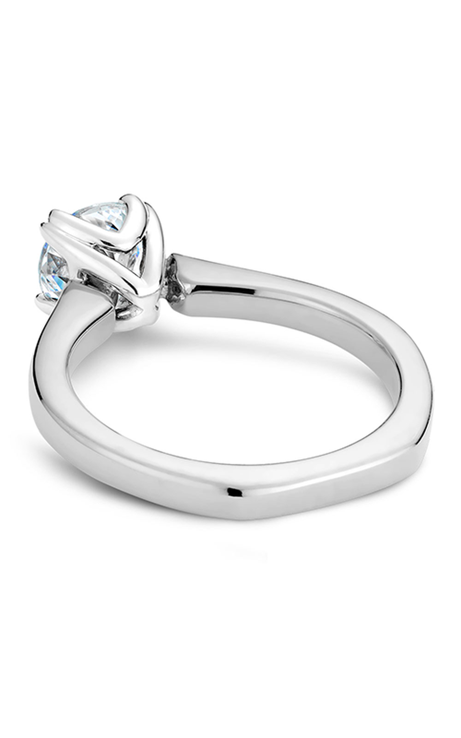 Platinum Solitaire Round Engagement Ring