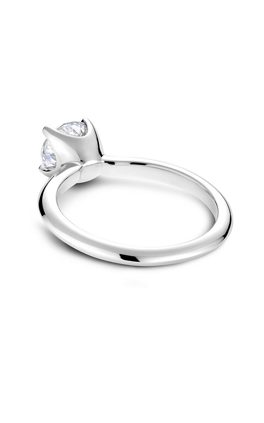 Platinum Solitaire Round Engagement Ring