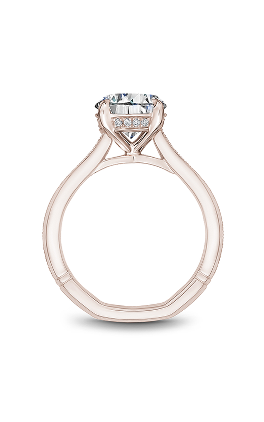 18K Rose Gold Atelier Solitaire Round Engagement Ring