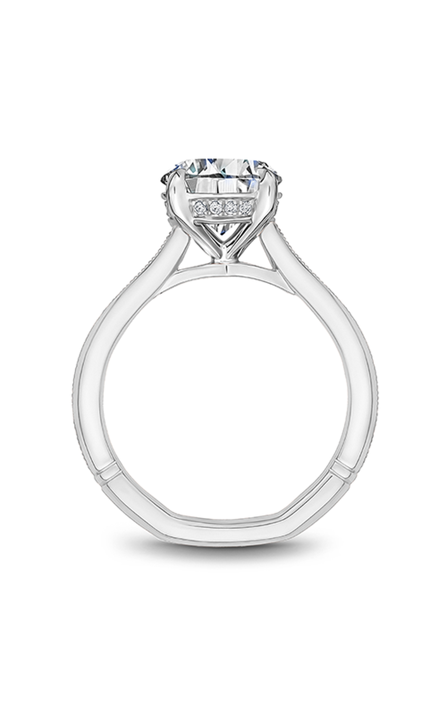 18K White Gold Atelier Solitaire Round Engagement Ring