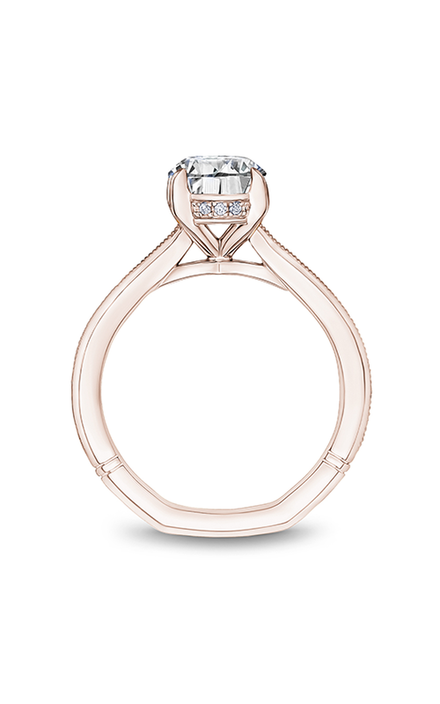 18K Rose Gold Atelier Solitaire Oval Engagement Ring