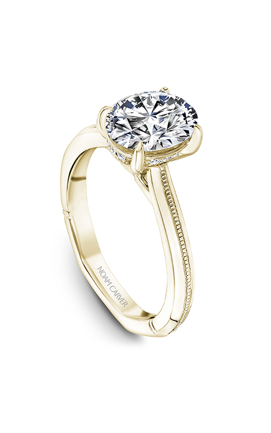 18K Yellow Gold Atelier Solitaire Oval Engagement Ring