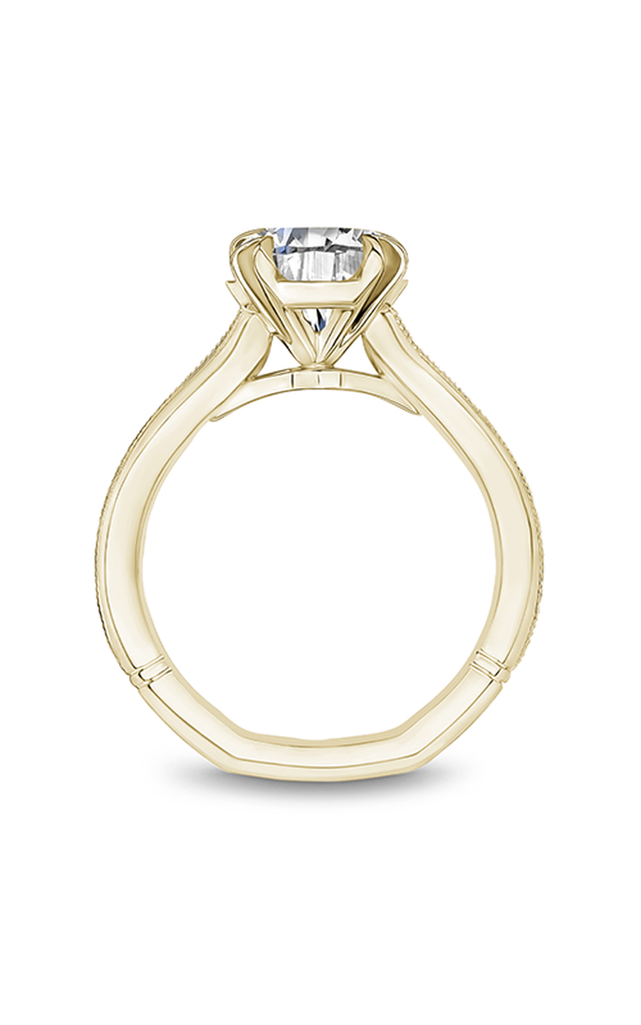 18K Yellow Gold Atelier Solitaire Round Engagement Ring