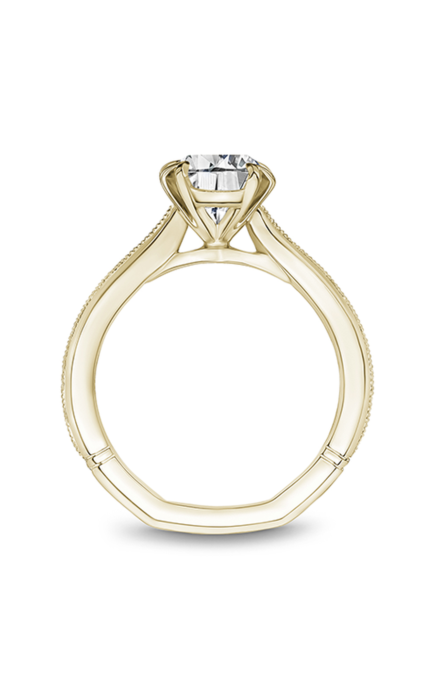 18K Yellow Gold Atelier Solitaire Oval Engagement Ring