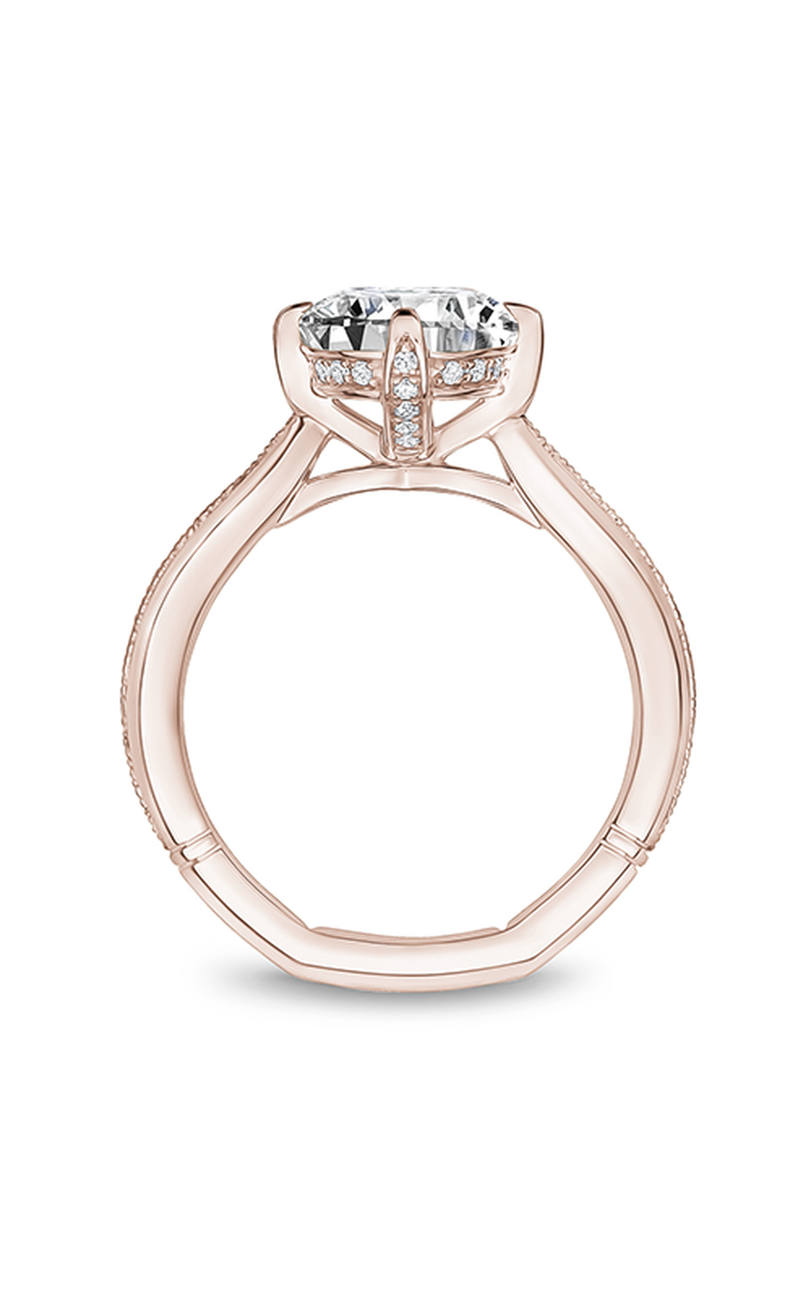 14K Rose Gold Atelier Solitaire Round Engagement Ring