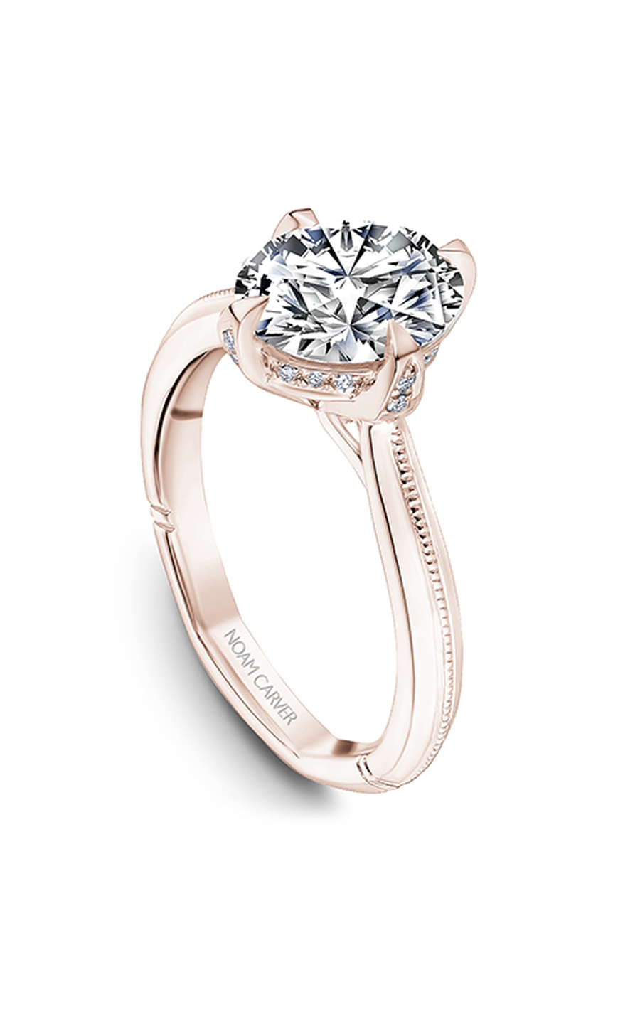 18K Rose Gold Atelier Solitaire Oval Engagement Ring