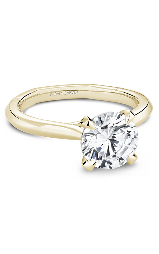 18K Yellow Gold Atelier Solitaire Round Engagement Ring