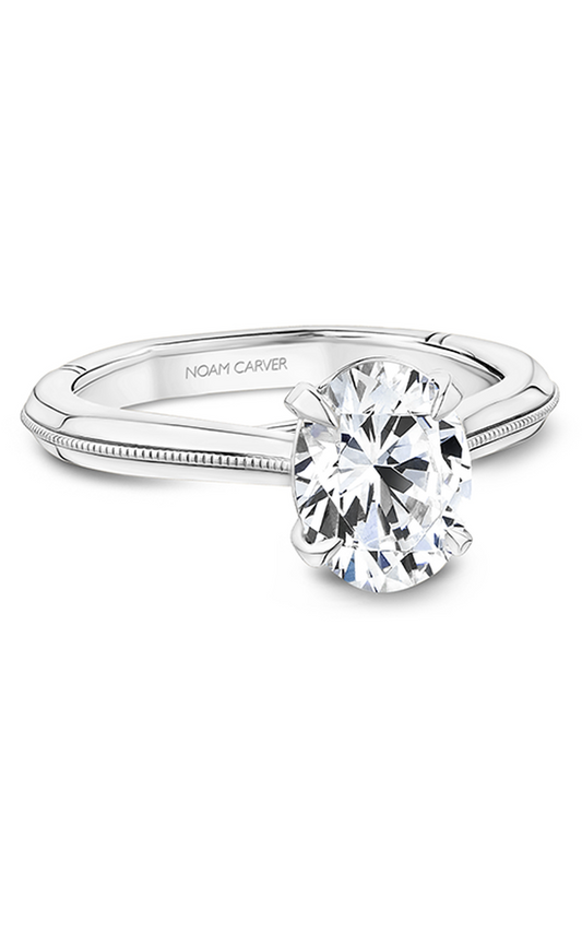 Platinum Atelier Solitaire Oval Engagement Ring