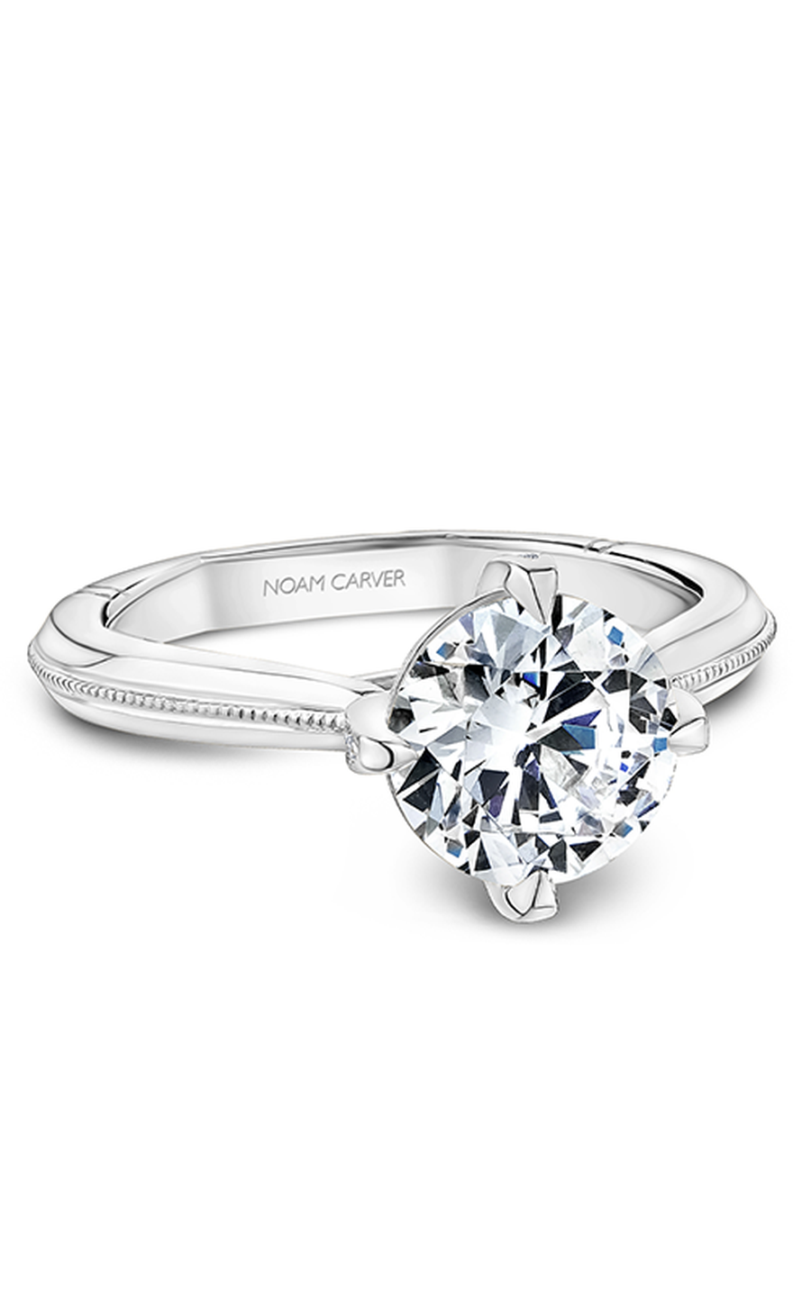 Platinum Atelier Solitaire Round Engagement Ring