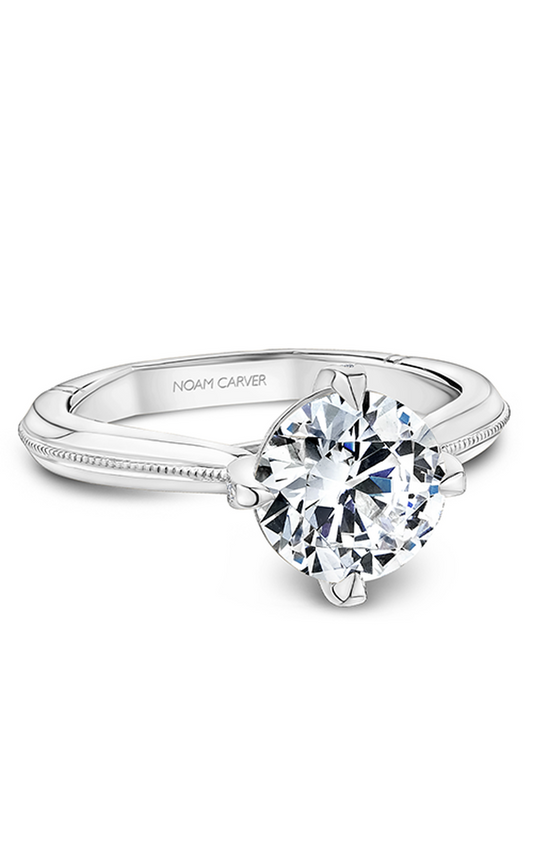 Platinum Atelier Solitaire Round Engagement Ring