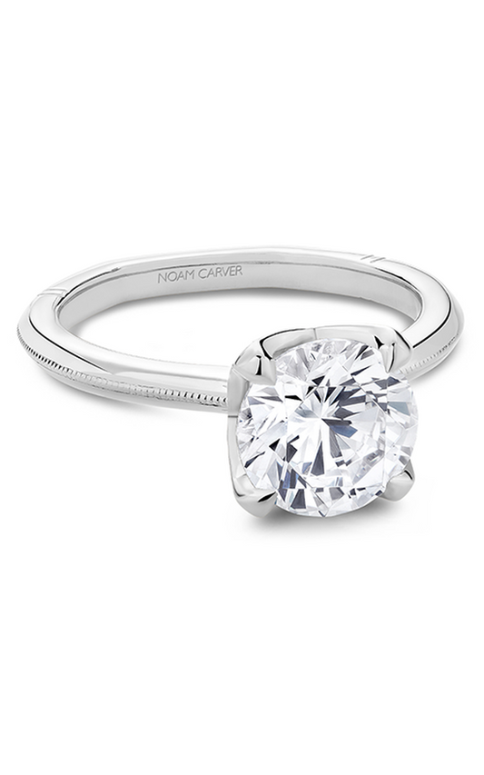 Platinum Atelier Solitaire Round Engagement Ring