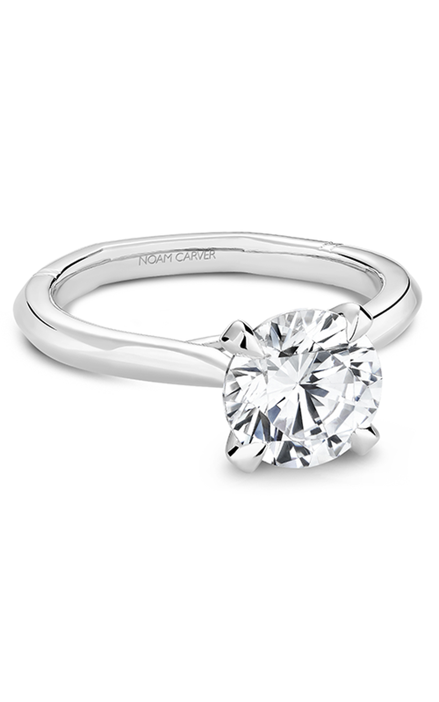 Platinum Atelier Solitaire Round Engagement Ring