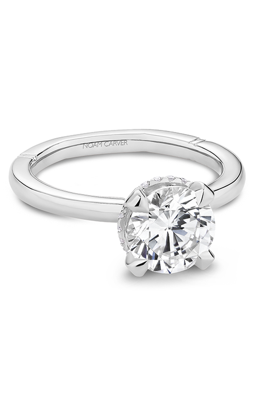 Platinum Atelier Solitaire Round Engagement Ring