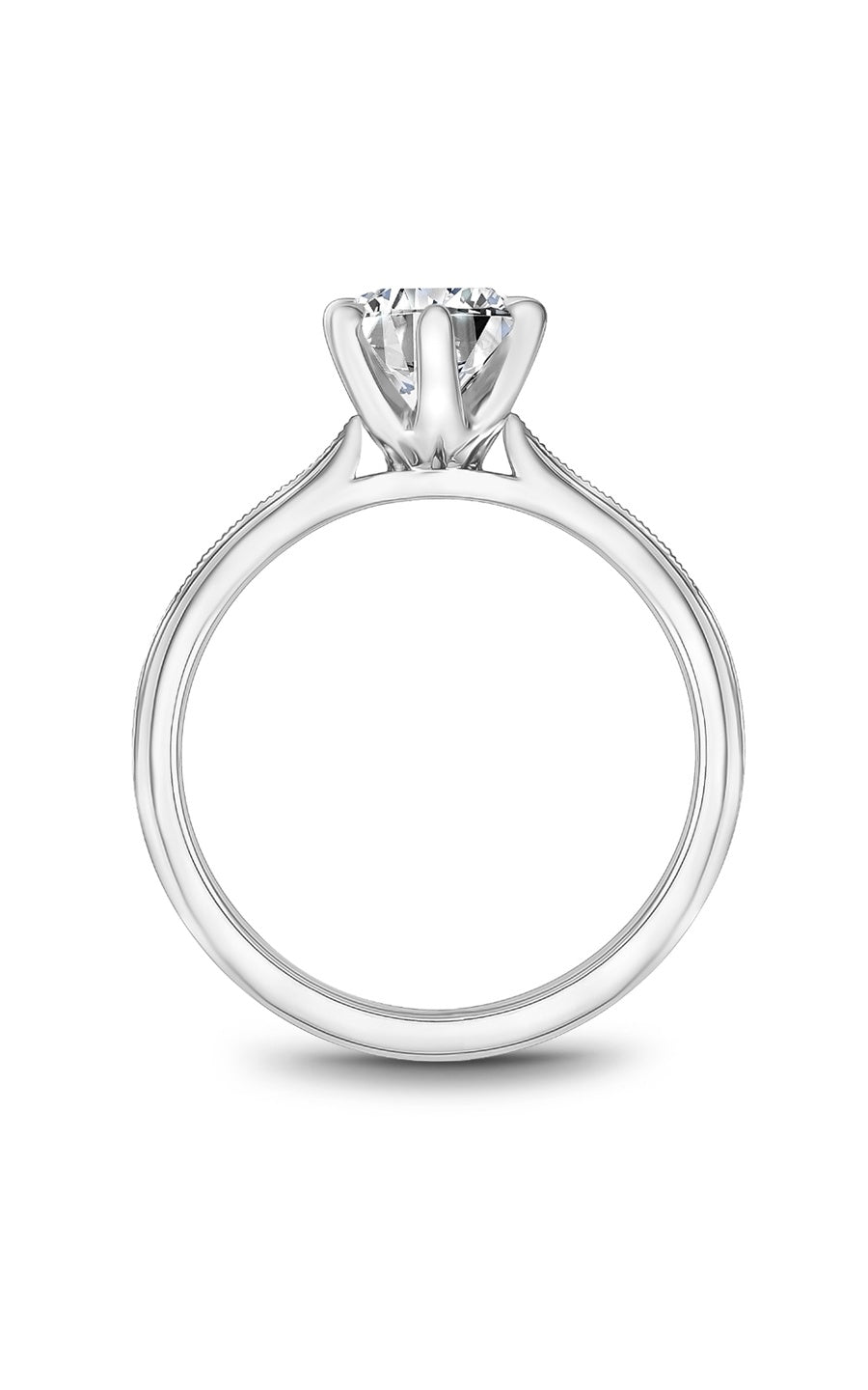 Platinum Solitaire Round Engagement Ring