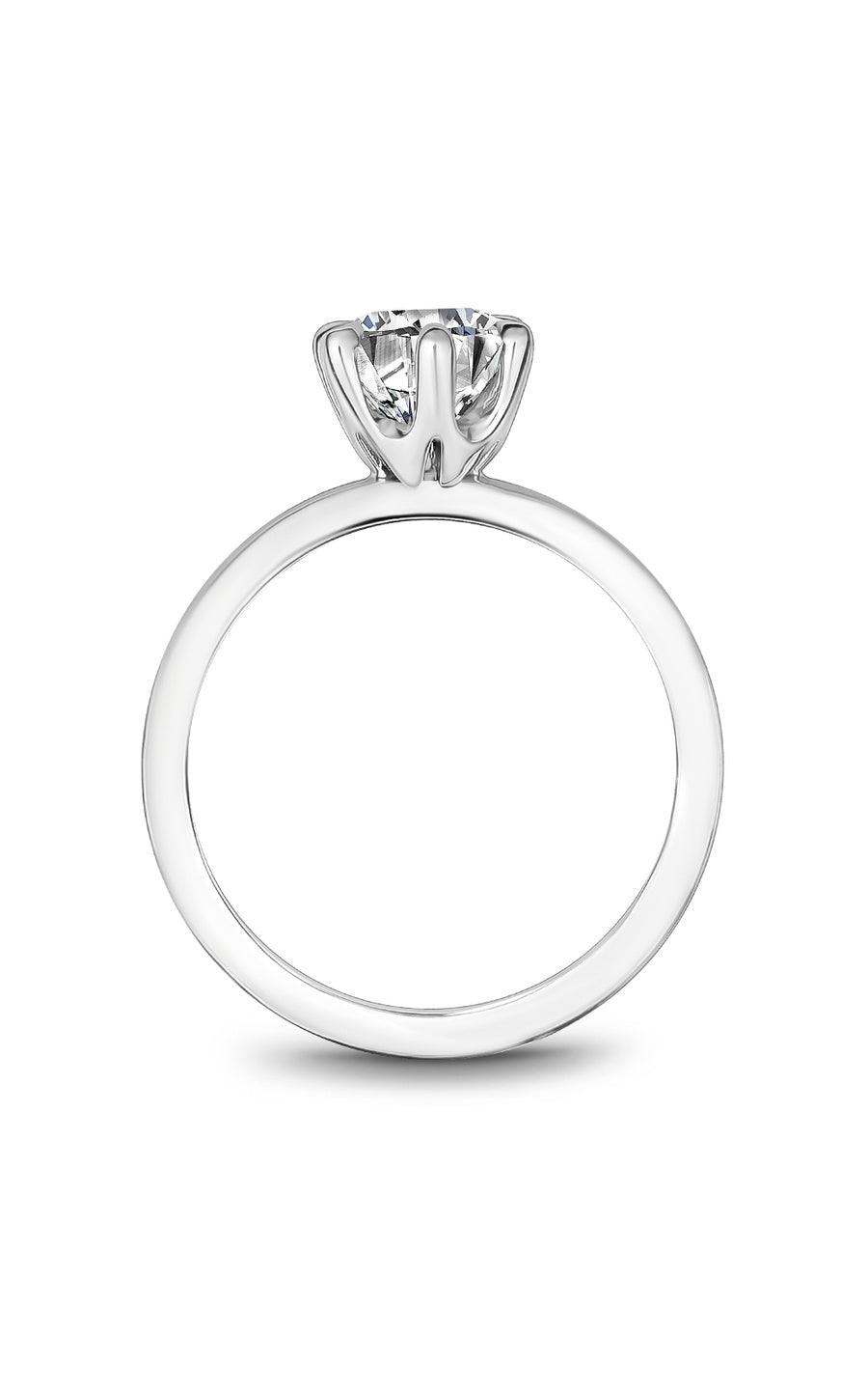 Platinum Solitaire Round Engagement Ring