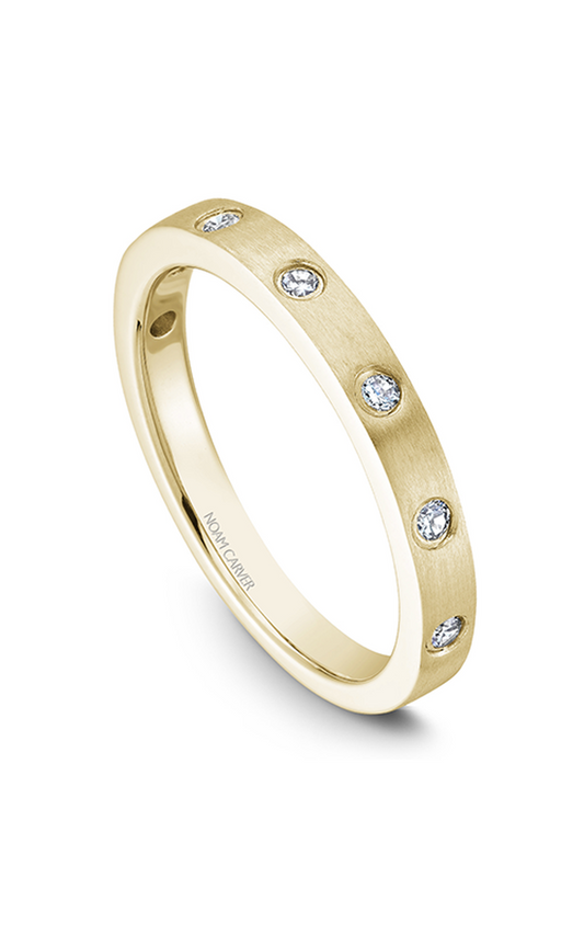 14K Yellow Gold Stackables Round Wedding Band