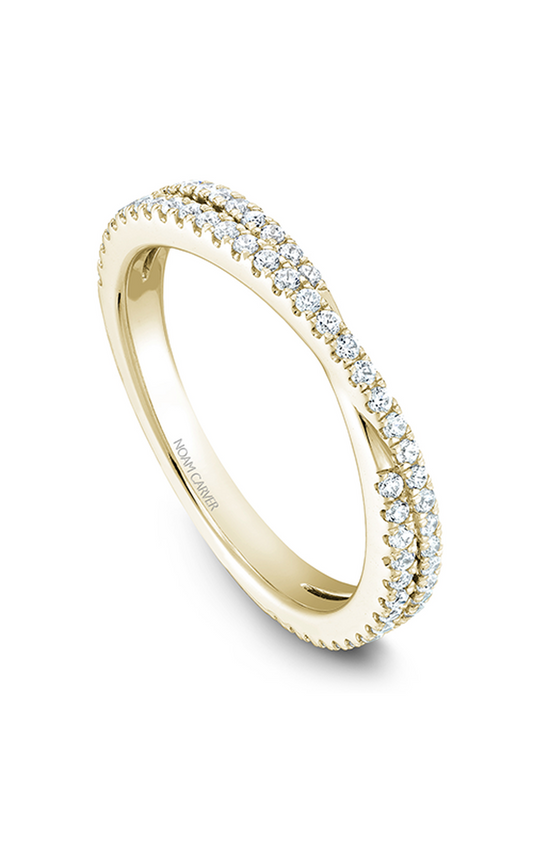 14K Yellow Gold Stackables Round Wedding Band
