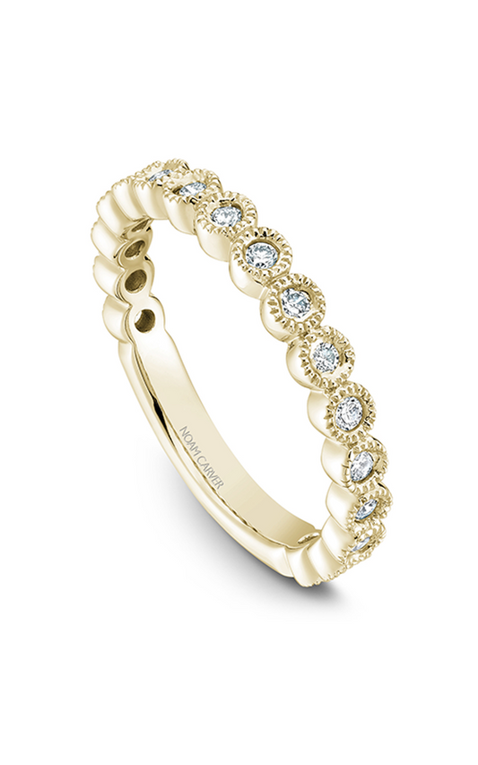 14K Yellow Gold Stackables Round Wedding Band