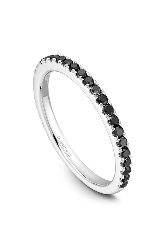 14K White Gold Stackables Round Wedding Band