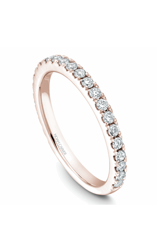 14K Rose Gold Stackables Round Wedding Band