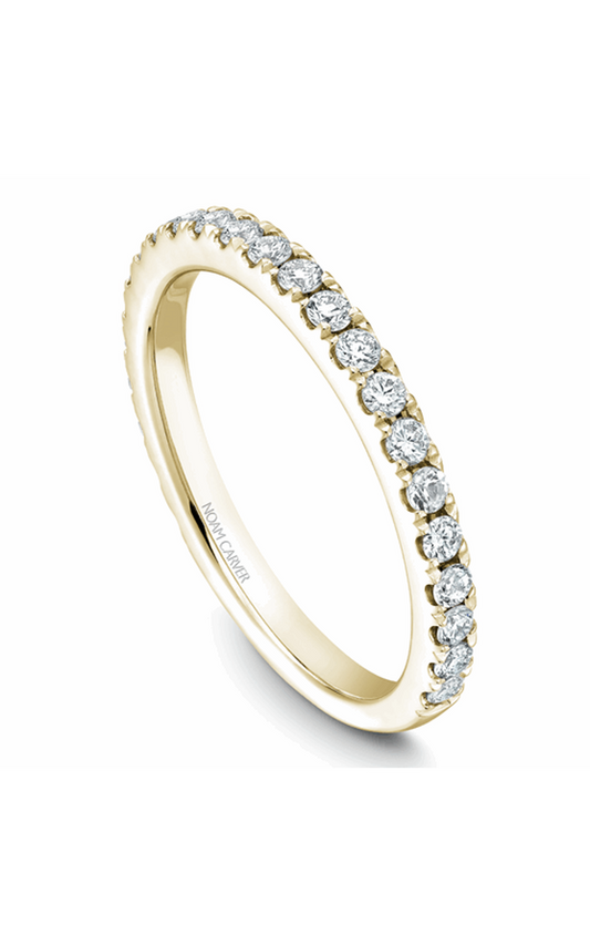14K Yellow Gold Stackables Round Wedding Band