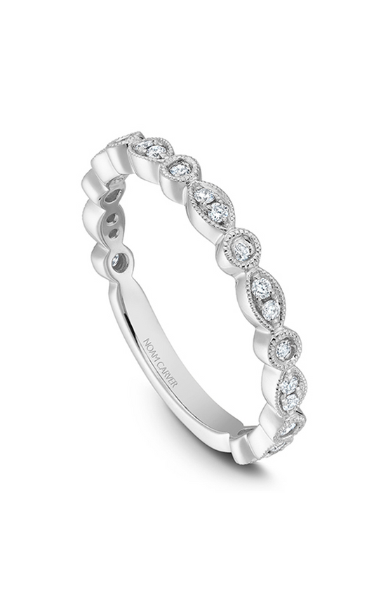 Platinum Stackables Round Wedding Band