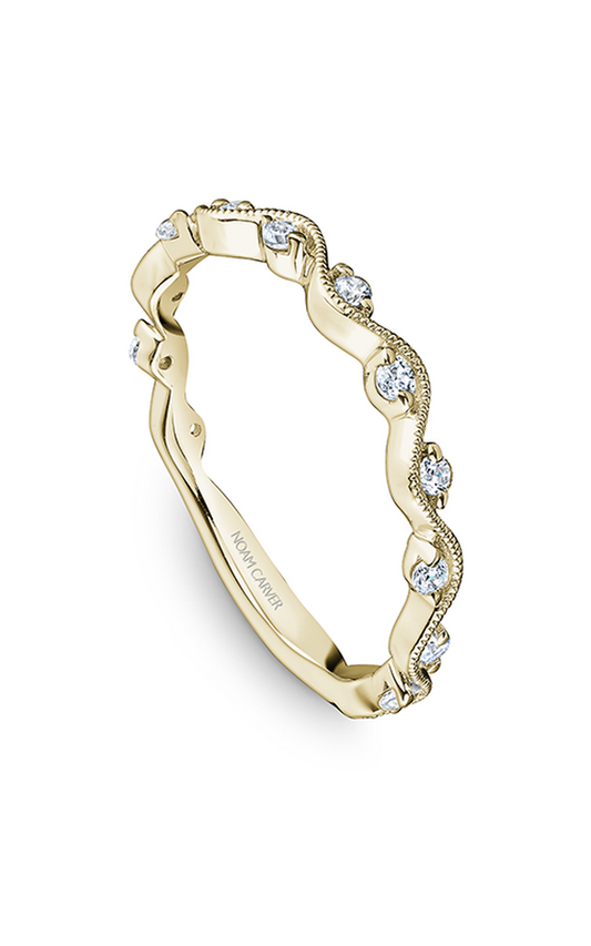 14K Yellow Gold Stackables Round Wedding Band