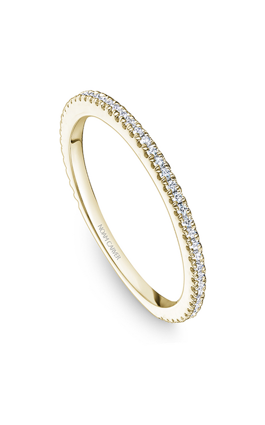 14K Yellow Gold Stackables Round Wedding Band