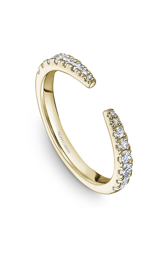 14K Yellow Gold Stackables Round Wedding Band