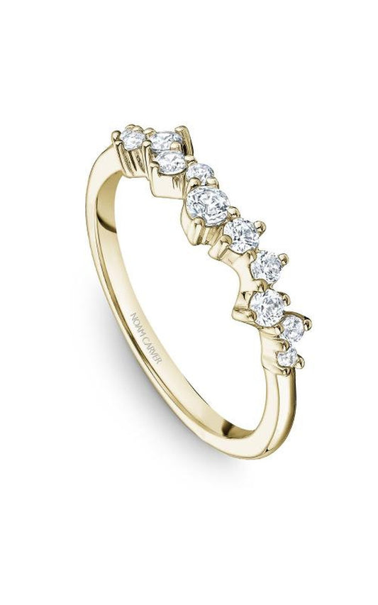 14K Yellow Gold Stackables Round Wedding Band