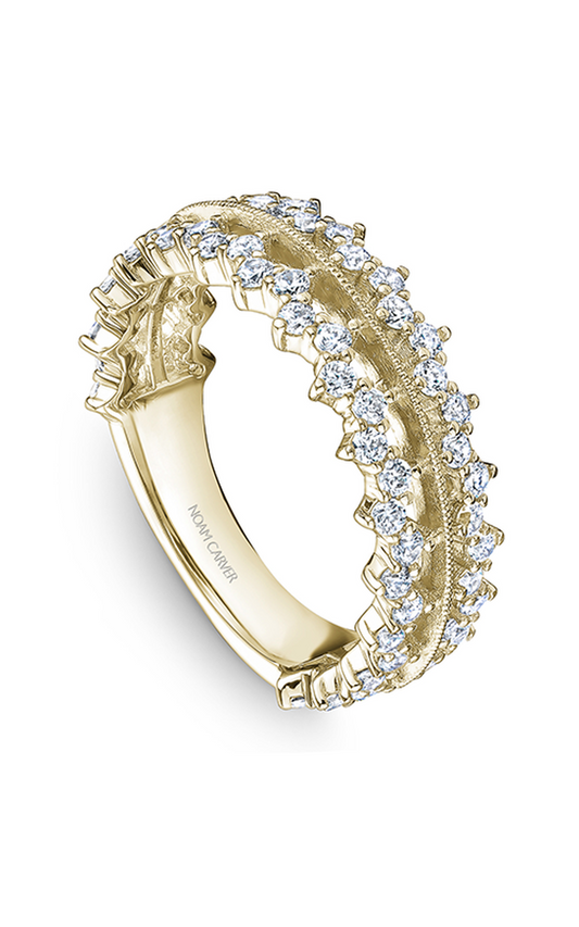 14K Yellow Gold Stackables Round Wedding Band