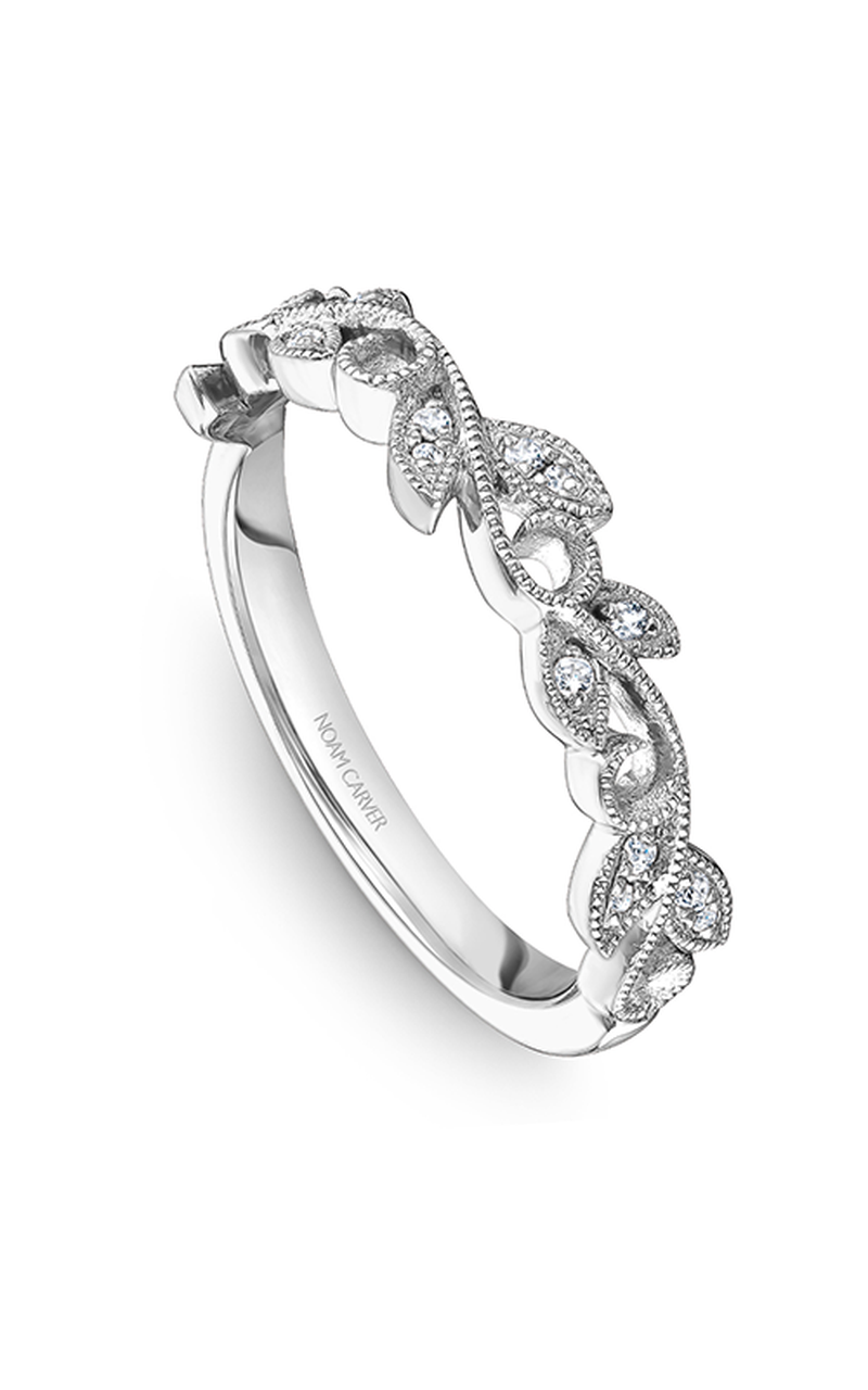 18K White Gold Stackables Round Wedding Band