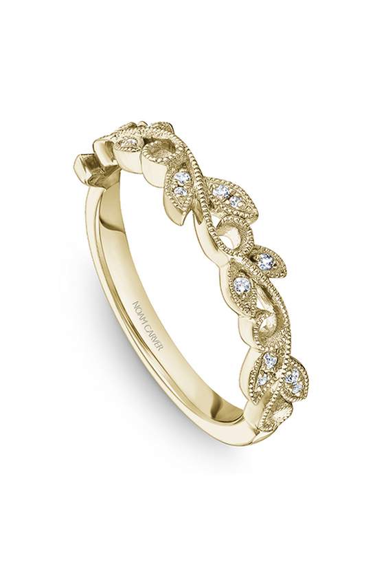 14K Yellow Gold Stackables Round Wedding Band