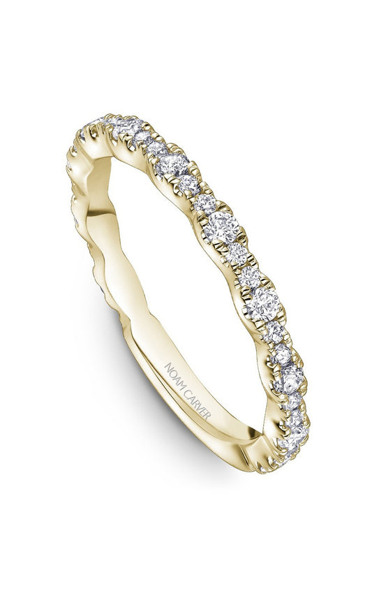 14K Yellow Gold Stackables Round Wedding Band