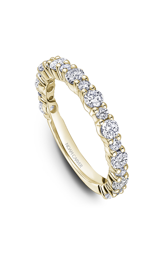 14K Yellow Gold Stackables Round Wedding Band
