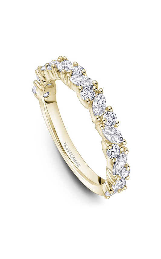 14K Yellow Gold Stackables Round Wedding Band