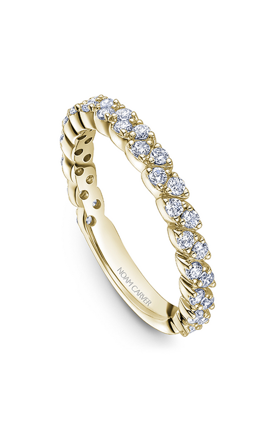 14K Yellow Gold Stackables Round Wedding Band