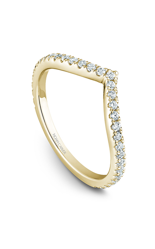 14K Yellow Gold Stackables Round Wedding Band