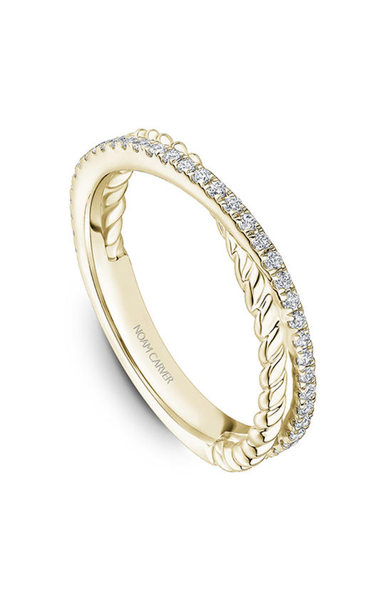 14K Yellow Gold Stackables Round Wedding Band