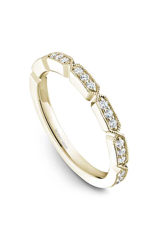 14K Yellow Gold Stackables Round Wedding Band